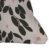 16"x16" Megan Galante Zooey Magnolia Throw Pillow Black - Deny Designs: Indoor Square Cushion, Machine Washable Cover, Zipper Closure - 3 of 4