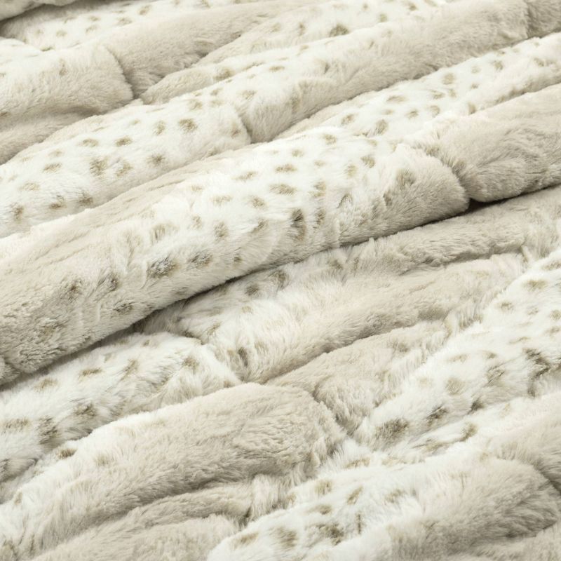 Lush Décor 3pc Leopard Textured Faux Fur Comforter, 3 of 11