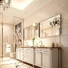 Okak Horizontal and Vertical Rectangle Bathroom Mirror, Vanity Mirror with Aluminum Alloy Frame, Wall Mirror for Bathroom, Living Room - 3 of 4