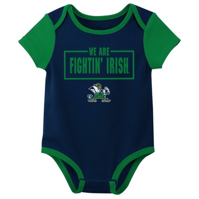 Green Donegal Bay NCAA Notre Dame Fighting Irish Unisex Irish Baby Argyle No Showirish Baby Argyle No Show BAX 12-24 Months