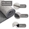 Area Rug Non-Slip - Modern Machine Washable Low Pile Stripe Pattern Rug for Living Room, Bedroom, Entryway & High-Traffic Indoor Spaces - 4 of 4