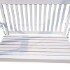 Okak 2-Person Patio Porch Swing Bench,Hammock Swing Chair with Armrest for Courtyard&Garden,Outdoor Hanging Chair,800LBS Capacity - 2 of 4