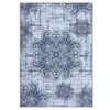 Vintage Machine Washable Area Rug Non Slip Soft Low Pile Rug Distressed Printed Rug Stain Resistant Non Shedding Ultra Thin Carpet - 4 of 4