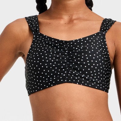 Art Class Girls' Mini Polka Dot Bikini Set - art class™ Black/White M — фото 3