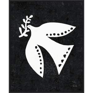 Amanti Art Christmas Whimsy Dove by Michael Mullan Canvas Wall Art Print Framed 23-in. x 28-in. - 1 of 4