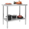 vidaXL Kitchen Work Table 39.4"x23.6"x33.5" Stainless Steel - 4 of 4