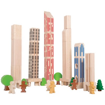 Kaplan Early Learning Big City Building Blocks  - Set of 36