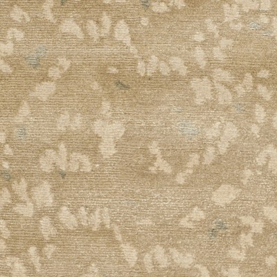 Hand-Knotted Pewter and Teal Wool Silk 6' x 9' Area Rug