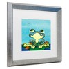Trademark Fine Art Sylvia Masek Frog's Lunch Matted Framed Art - 3 of 4