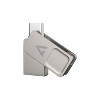 V7 Dual 128GB USB 3.2 Type C Flash Drive Gray (VF3128GTC) - 2 of 4