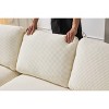 NicBex Modular Sectional Sofa L-Shaped Upholstered Couch for Living Room,Apartment,Office,No Assembly Require,2 PC Free Combination - 4 of 4
