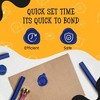 Premium Sealing Wax Sticks (Bulk 30 Pack) Wax Seal Glue Gun Sticks, Envelope Seal Wax for Stamp Seals - Blue - 3 of 4