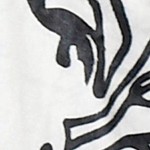 abstract face white