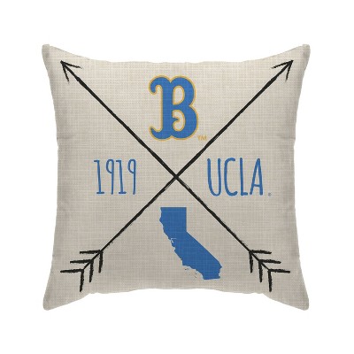 NCAA UCLA Bruins Cross Arrow Decorative Throw Pillow