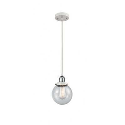 Beacon - 1 Light Cord Hung Mini Pendant In Modern Style-9 Inches Tall and 6 Inches Wide