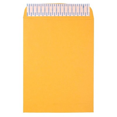 JAM Paper Open End Catalog Envelopes w/Peel & Seal Closure 9"x12" Manila 13034231C