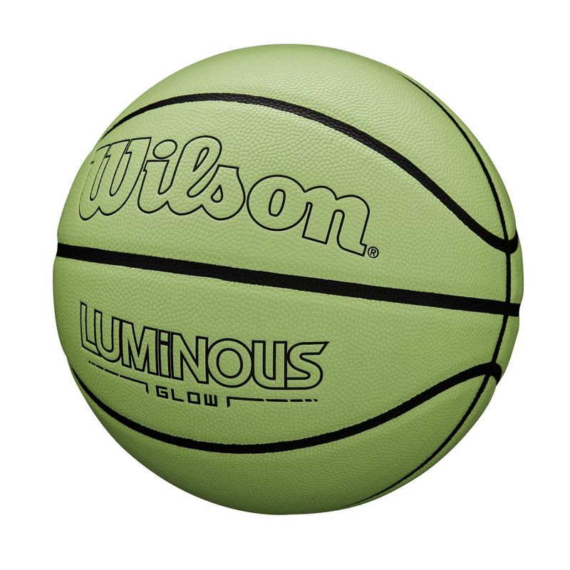 Wilson 29.5&#34; Luminous Glow Basketball, 4 of 9