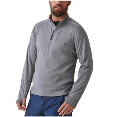 BASS OUTDOOR Mens Blaze Zip Pullover Track Jacket Sweatshirt