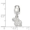 Black Bow Jewelry Sterling Silver Kansas Jayhawks NCAA Bead Charm - 3 of 4