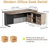 SAINTCY L-Shaped Desk - 2 of 4