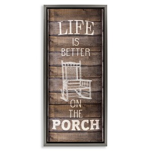 Stupell Industries Porch Life Country Rustic, 15" x 31" - 1 of 4
