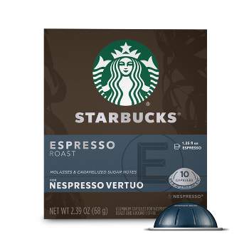 120 Nespresso Starbucks Coffee Espresso Roast Capsules