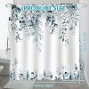 LunaLulinlk Blue Eucalyptus Fabric Shower Curtain - 2 of 4