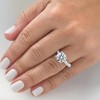 Pompeii3 2 1/4Ct Lab Created Diamond Engagement Ring in White, Yellow, or Rose Gold - 4 of 4