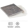 Hastings Home Microwavable Warming Plate – 9" x 10.25", White/Granite - 4 of 4