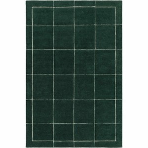 Hauteloom Siarl Green Checkered Area Rug - 1 of 4