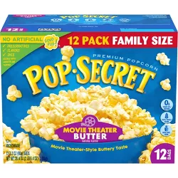 Pop Secret Movie Theater Butter Microwave Popcorn - 12ct
