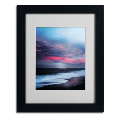 Trademark Fine Art -Philippe Sainte-Laudy 'Salt Water Sound' Matted Framed Art