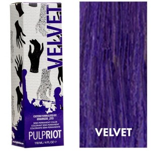 Pulp Riot Semi-Permanent Hair Color 4oz- Velvet - 1 of 4