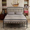 KTMBDW 10.6'' Metal Platform Bed Frame/Headboard and Footboard/No Box Spring Needed/Noise Free - 2 of 4