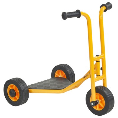 kids yellow scooter