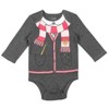 Harry Potter Baby Girls 3 Pack Bodysuits Newborn to Infant - 4 of 4