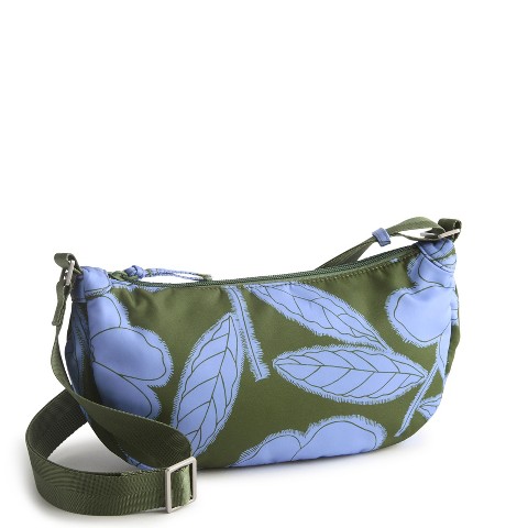 Vera Bradley Women's Nylon Springbrook Sling Crossbody Bag Appliqué Floral