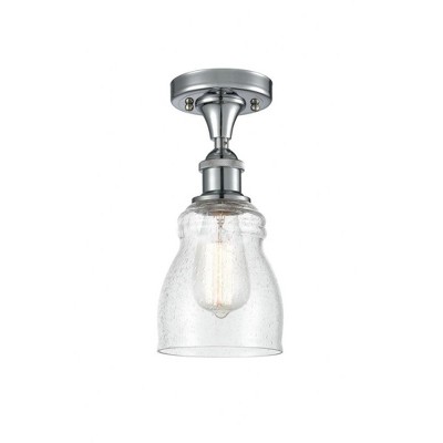 Ellery - 1 Light Semi-Flush Mount In Nautiical Style-13 Inches Tall and 4.5 Inches Wide