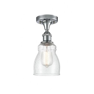 Ellery - 1 Light Semi-Flush Mount In Nautiical Style-13 Inches Tall and 4.5 Inches Wide - 1 of 1