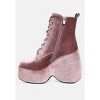 Ashcan High Platform Velvet Ankle Boots Women - 4 of 4
