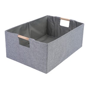 REGALWOVEN Fabric Collapsible Large Capacity Open Storage Bins 1 Pack - 1 of 4