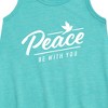 Girls' - Instant Message - Peace Be With You Graphic Sleeveless Aline Dress - 2 of 4