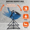 VEVOR Reclining Camping Chair, 300 lbs Load Camping Hammock Chair, Rocking Lounge Folding Chair with Cup Holder Storage Bag Headrest - 4 of 4