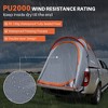 NEXPOW Truck Tent for Camping with Waterproof Rainfly, Double Layer Portable Car Truck Bed Tent - 2 of 4