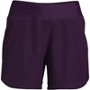 Lands' End Women's 5" Quick Dry Elastic Waist Board Shorts Swim Cover-up Shorts with Panty - 3 of 4
