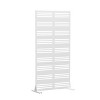 PexFix Outdoor Metal Privacy Screen Garden Fence Stripe Pattern Wall Applique - 3 of 4