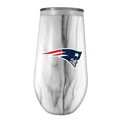 NFL New England Patriots Tall Stemless Marble Tumbler - 16oz