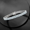 Ross-Simons 13.00-15.00 ct. t.w. Aquamarine 2-Row Tennis Bracelet in Sterling Silver - 4 of 4