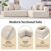 Whisen Oversized Modular U Shaped Sectional Sofa - Beige - 4 of 4