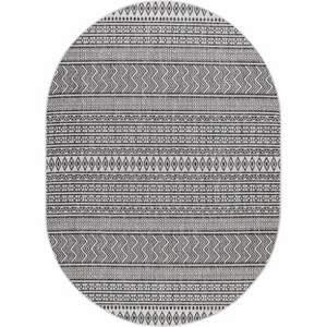 Hauteloom Imboden Black&White Outdoor Rug - 1 of 4